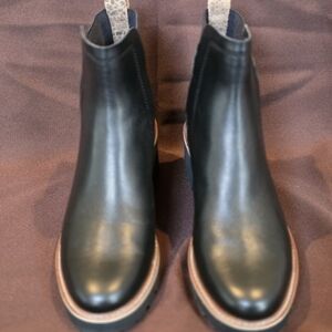 Dolce Vita Black Leather Ankle Boots